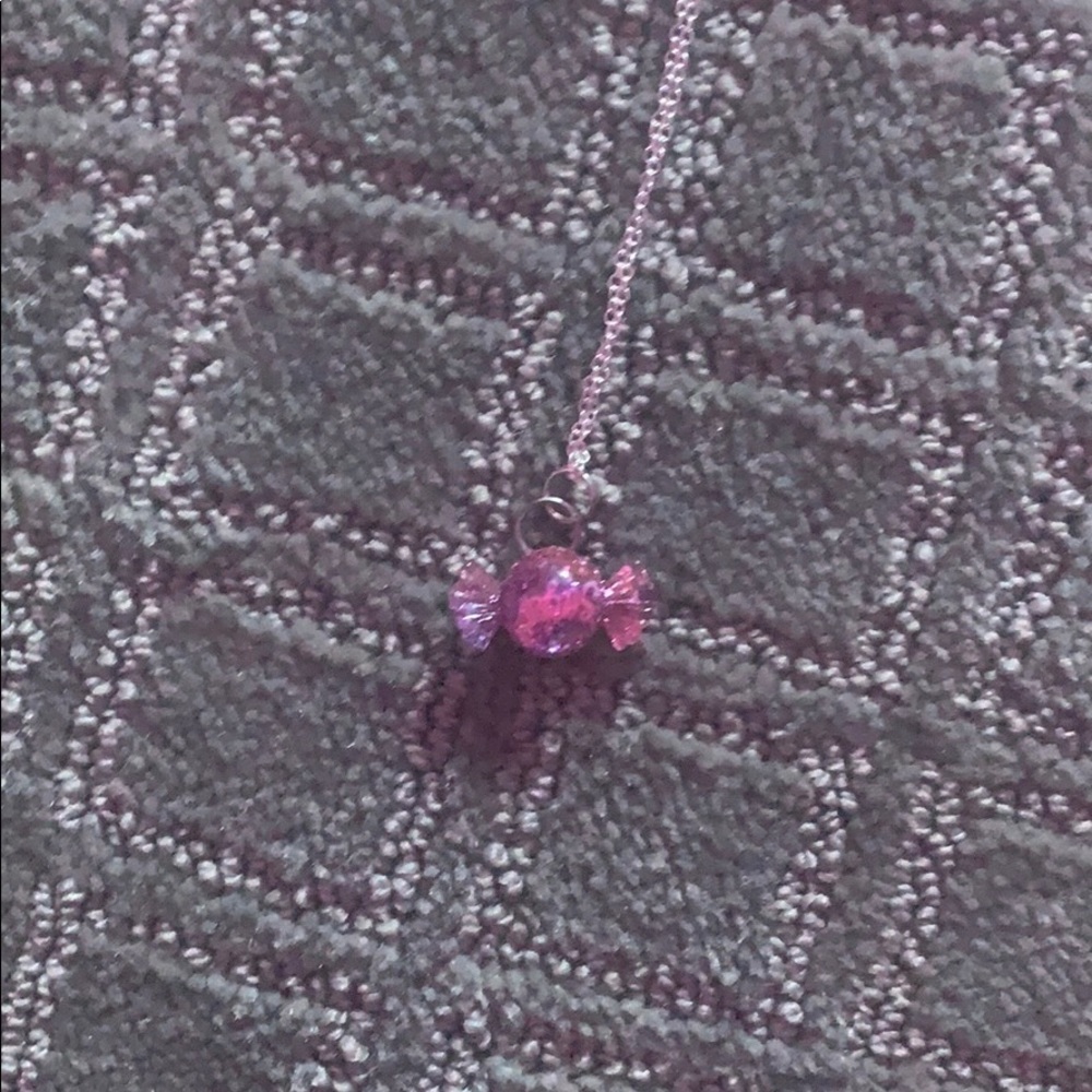 Indie pink candy necklace